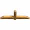 Ekena Millwork Eugene Rough Sawn Timber Gable Bracket, Western Red Cedar, 48"W x 16"H x 4"D x 4"F, 8/12 Pitch GBW048X16X0404EUG00RWR - alternate 2